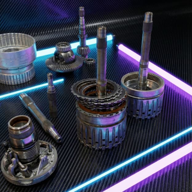 Hero image showing precision gearbox engineering